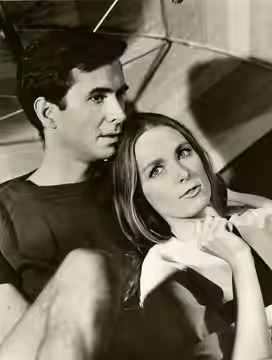 Publicity photograph of Evening Primrose, aired originally on Wednesday, November 16, 1966, 10-11pm EST/PST, as part of ABC Stage 67. Pictured cast were Anthony