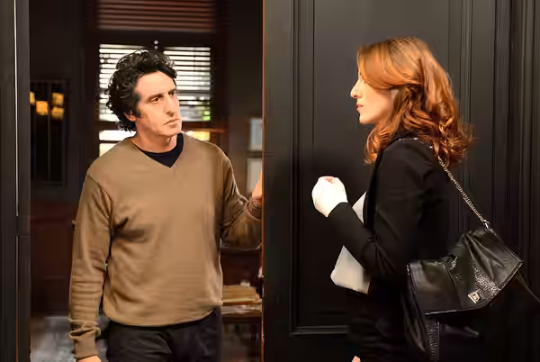 Diego Peretti y Julieta Zylberbeg. En terapia 3ra temporada. Foto TVP 2014