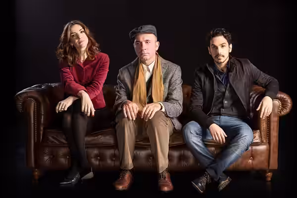 Julieta Zibelberg, Martín Slipak y Darío Grandinetti. En terapia 3ra temporada. Foto TVP 2014 (2013)