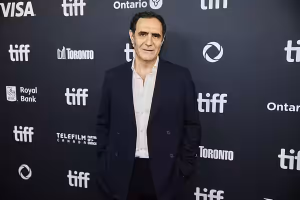 Karren Karagulia, actor, at the 2024 Toronto International Film Festival (TIFF) in Toronto, Canada