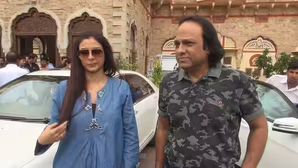 Drishyam Indian thriller drama film directed by Nishikant Kamat. Actres Tabu permoting his film in pinkcity. (2015)