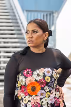 Actress Chhaya Kadam at 2024 Cannes Film Festival for the film All We Imagine As Light