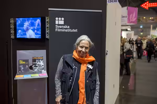 Gunnel Lindblom at the Göteborg Book Fair 2013.