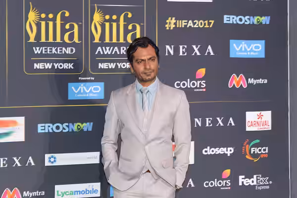 Nawazuddin Siddiqui. International Indian Film Academy awards Green Carpet (MetLife Stadium) in East Rutherford, New Jersey #IIFA2017 #IIFA