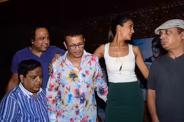 Actress and model Lisa Haydon came to pink city for promoting her movie "Shaukeens" (2014)