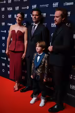 Cast and director of "Sharp Corner" at the 2024 Toronto International Film Festival (TIFF) for the movie Sharp Corner.