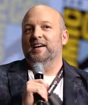 Zak Penn speaking at the 2017 San Diego Comic Con International, for "Ready Player One", at the San Diego Convention Center in San Diego, California. Please att