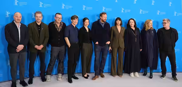 FilmCrew: Drew Vinton, Matt Damon, Enda Walsh, Cillian Murphy, Zara Devlin, Tim Mielants, Eileen Walsh, Emily Watson, Catherine Magee and Alan Moloney of Small (2024)