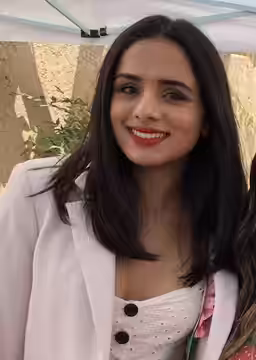 Aparna Brielle at the 2018 Garden Grove Strawberry Festival celebrity autograph table.
