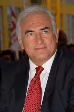 Dominique Strauss-Kahn (French socialist politician) during his meeting in Toulouse on April, 13th 2007 where he was promoting Ségolène Royal's candidacy for th