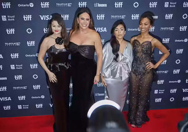 Cast of Emilia Perez at TIFF 2024