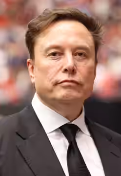 Elon Musk at the Memorial for Charlie Kirk at State Farm Stadium in Glendale, Arizona. (2025)