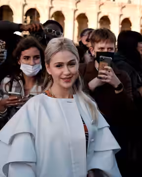 Maria Bakalova at Paris Fashion Week, 2021