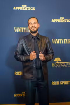 Ali Abbasi in New York City for the movie The Apprentice. (2024)