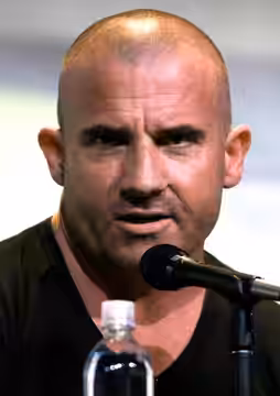 Dominic Purcell speaking at the 2016 San Diego Comic-Con International in San Diego, California.