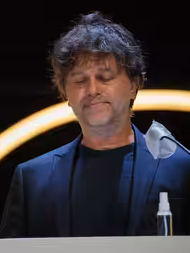 Juan Carlos Fresnadillo en el Teatro Cervantes durante la celebración del Festival de Cine de Málaga 2020