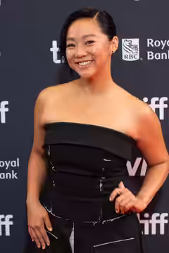 Stephanie Hsu, actor in 'The Wild Robot', at the 2024 Toronto International Film Festival