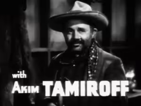Screenshot from the trailer for the film Union Pacific (1939).