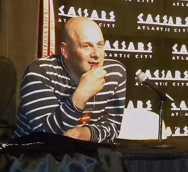 Boxing promoter Lou DiBella at a press conference at Boardwalk Hall in Atlantic City in April 18, 2010.