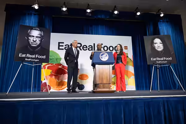 Former Undisputed World Heavyweight Champion Mike Tyson delivers some remarks during an update on the implementation of the Dietary Guidelines for Americans, 20