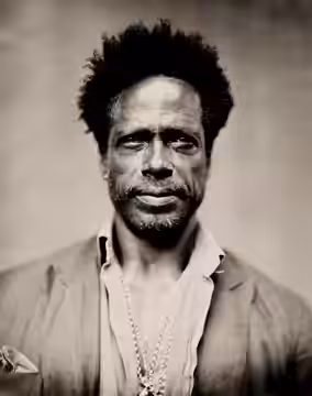 "Mr. Brown" with the one and only Gary Dourdan from CSI: Crime Scene Investigation, captured for the first time in the historic wet plate collodion process of p (2023)