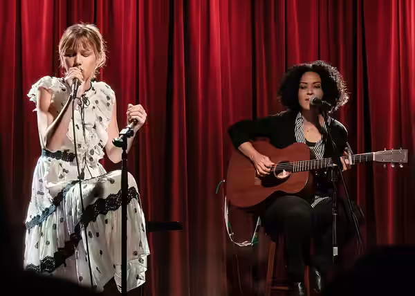 Grace VanderWaal performing live at the Grammy Museum in Los Angeles, California, on Sunday, July 22, 2018.