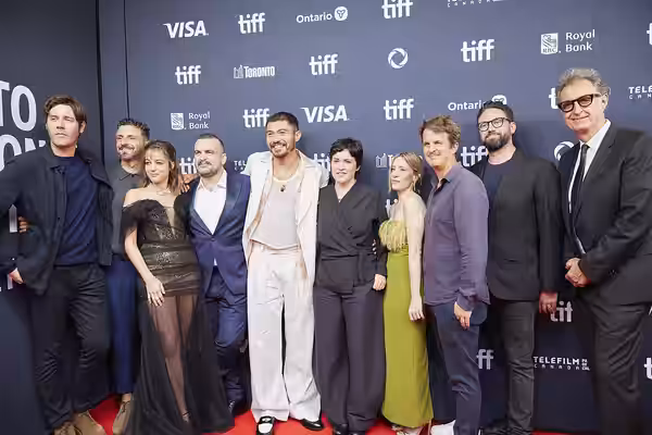Cast and crew of Daniela Forever at the 2024 Toronto International Film Festival