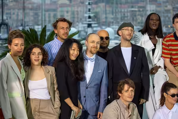 Main Cast of Adami at 2025 Cannes Photocall