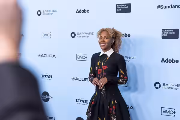 DeWanda Wise at the 2025 Sundance Film Festival for the premiere of "Love, Brooklyn"