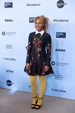 DeWanda Wise at the 2025 Sundance Film Festival for the premiere of "Love, Brooklyn"