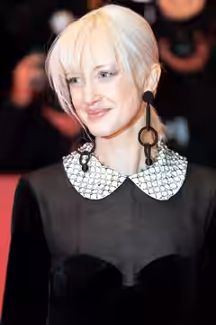 Andrea Riseborough presenting the movie The Kindness of Strangers at the Berlinale 2019