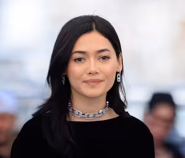 Camilla Aiko presenting the movie A Pale View of Hills at the 2025 Cannes Film Festival