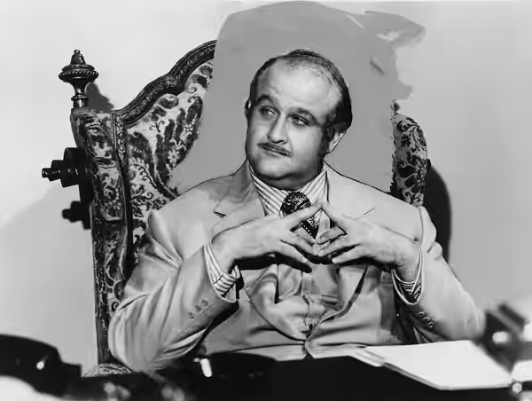 Victor Buono in 1972, in a promotional picture of the series "The Mod Squad"