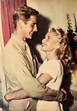 Don Taylor and Phyllis Avery, 1946