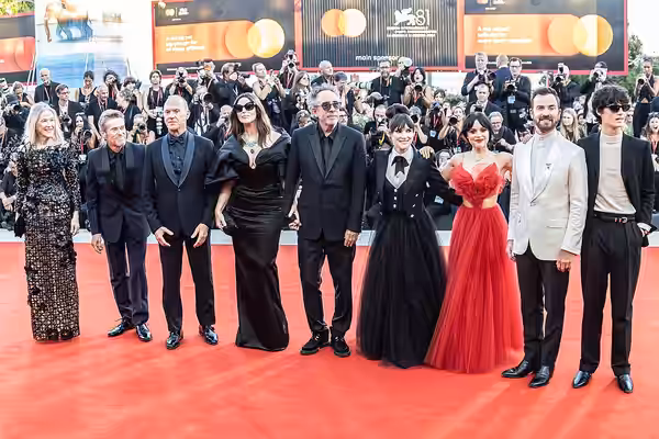 Cast and crew of the movie Beetlejuice Beetlejuice at the 81st Venice International Film Festival (2024)