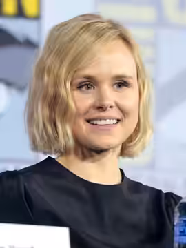 Alison Pill speaking at the 2019 San Diego Comic Con for "Star Trek: Picard" at the San Diego Convention Center in San Diego, California. Please attribute to Ga