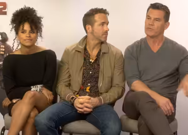 Cast from the film Deadpool 2 (2018)