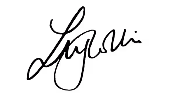 Lily Collin's Signature (2017)