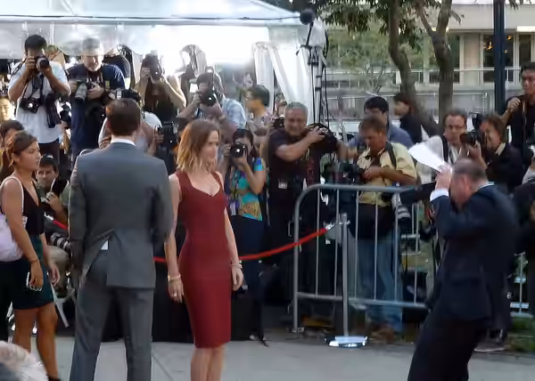 Emily Blunt and John Krasinski at the premiere of Looper, Toronto Film Festival 2012