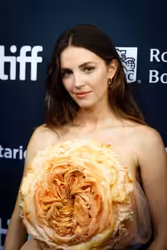 Ella Hunt, actor, at the 2024 Toronto International Film Festival (TIFF) for the movie SATURDAY NIGHT.