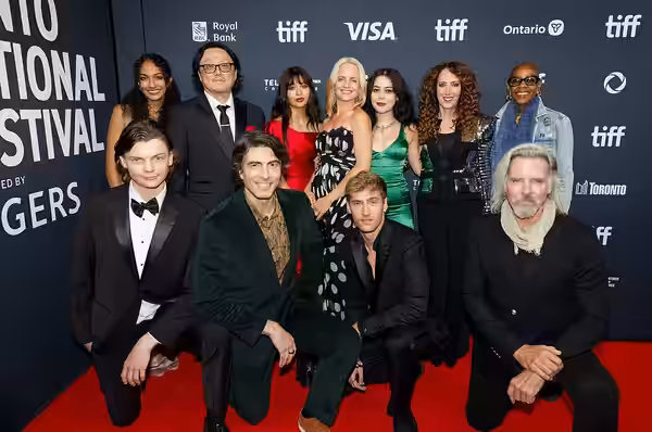 Several members of the cast and crew of Ick at the 2024 Toronto International Film Festival (TIFF).