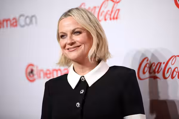 Amy Poehler on the red carpet at the Big Screen Achievement Awards at the 2024 CinemaCon at The Colosseum Theater at Caesars Palace in Las Vegas, Nevada. Please