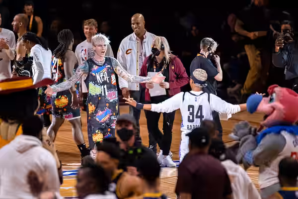Machine Gun Kelly and Tiffany Haddish (2022)