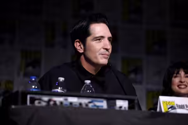 David Dastmalchian speaking at the 2023 San Diego Comic Con International, for "Horror Comics", at the San Diego Convention Center in San Diego, California. Ple