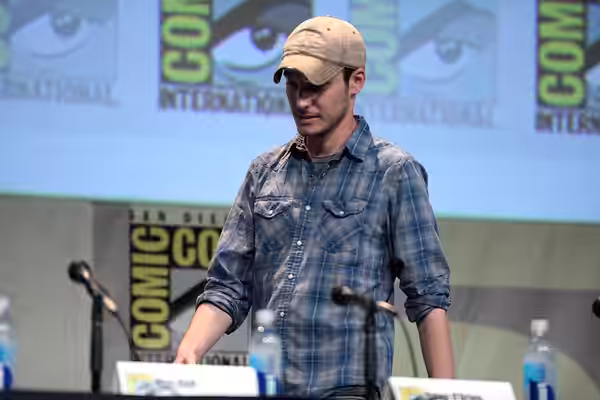 Wes Ball speaking at the 2015 San Diego Comic Con International, for "Maze Runner: The Scorch Trials", at the San Diego Convention Center in San Diego, Californ