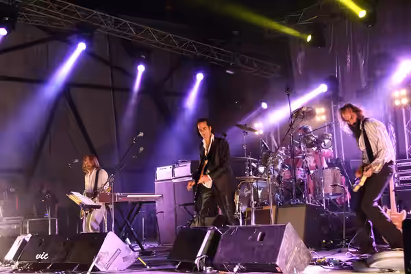 Alternative rock band Grinderman performing live in Athens, Greece. (2011)