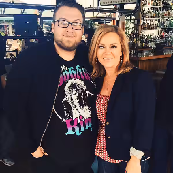 Magician Kyle Marlett with Jill Whelan from The Love Boat (2016)