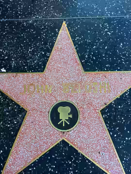 John Belushi's star on the Hollywood Walk of Fame (2014)