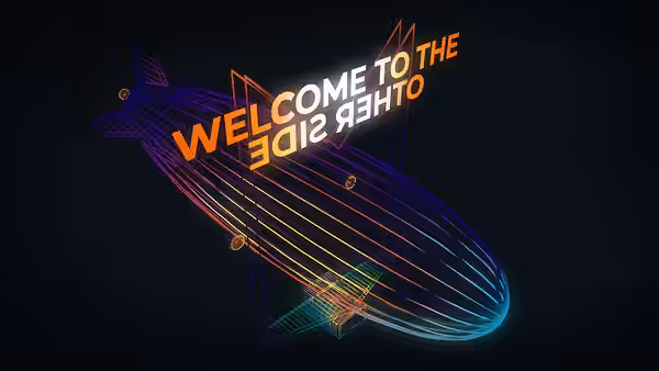 A shot of Jean-Michel Jarre "Welcome to the other side" VR show by artist Denis Semionov (2021)