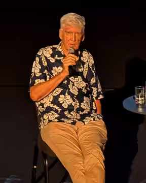 Australian playwright and screenwriter David Williamson at the AACTA Festival in February 2026